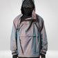 Veste coupe-vent à capuche transformable