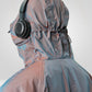 Veste coupe-vent à capuche transformable