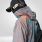 Veste coupe-vent à capuche transformable