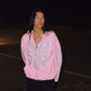 Hoodie squelette en strass