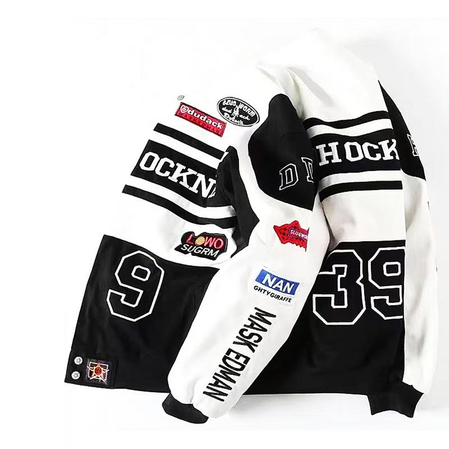 Veste en Cuir de Course