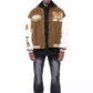 Veste varsity marron