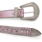 Ceinture en Strass Rose Pailletée