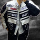 Veste en Cuir de Course