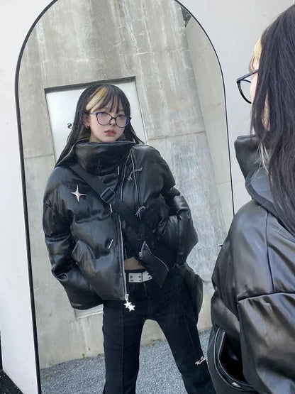 Veste Puffer Gothique