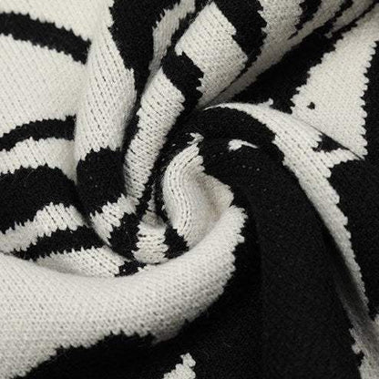 Sweater noir avec crâne