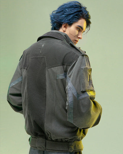 Veste en Velours Côtelé pour Rebelles