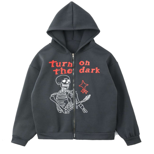 Sweat à motif squelette