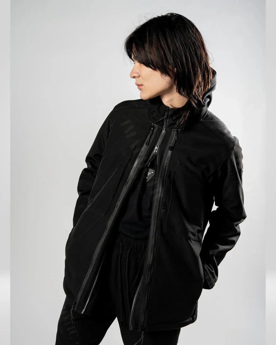 Veste Soft Shell Imperméable à Triple Zip