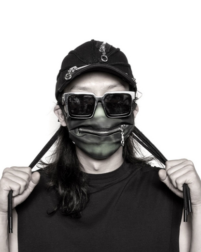 Casquette Tressée Noire Épaisse