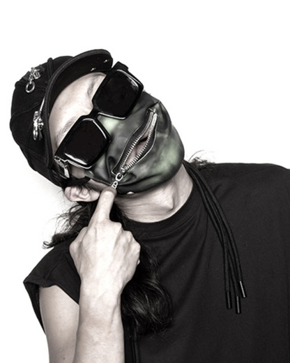 Casquette Tressée Noire Épaisse