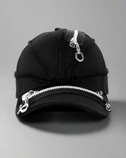 Casquette Tressée Noire Épaisse