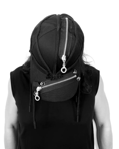 Casquette Tressée Noire Épaisse