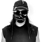 Casquette Tressée Noire Épaisse