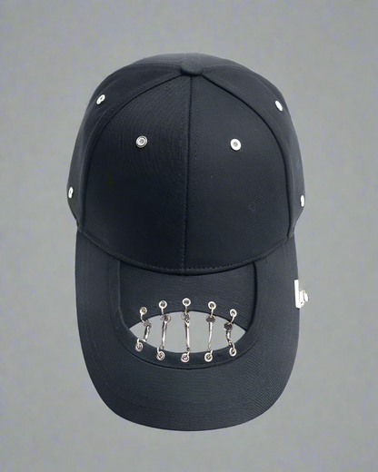 Casquette Noire Chaîne Creuse