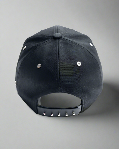 Casquette Noire Chaîne Creuse