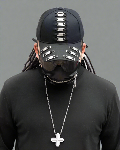 Casquette Chic en Métal Audacieux