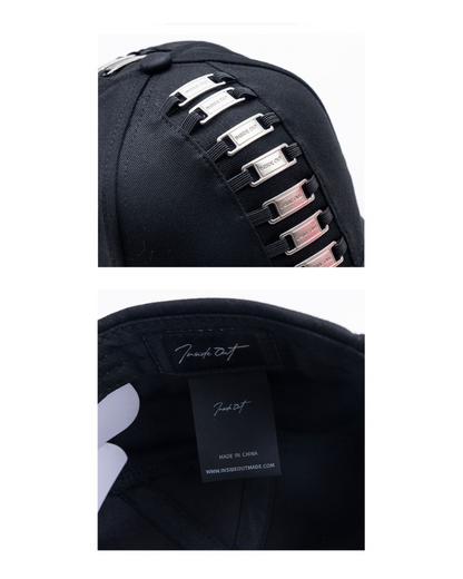 Casquette Chic en Métal Audacieux