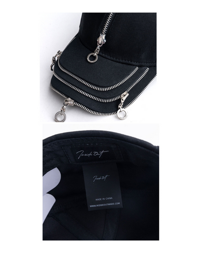 Casquette Zippée Audacieuse pour Rebelles