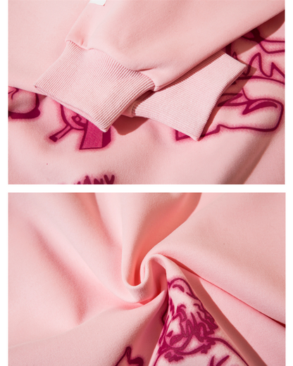 Hoodie Style Cartoon Coloré