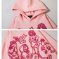 Hoodie Style Cartoon Coloré
