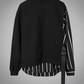 Sweatshirt avec Détails en Ruban Vibrant