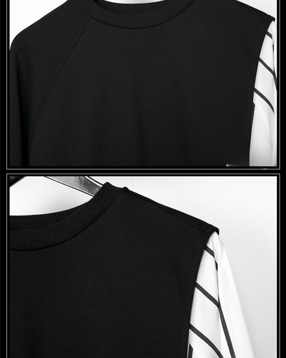 Sweatshirt avec Détails en Ruban Vibrant