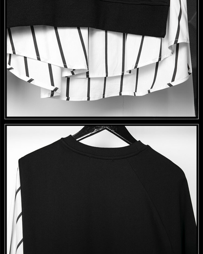 Sweatshirt avec Détails en Ruban Vibrant