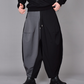 Pantalons Harem Colorblock Chic