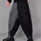 Pantalons Harem Colorblock Chic