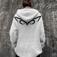 Cardigan à Capuche Noir Élégant
