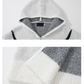 Cardigan à Capuche Noir Élégant