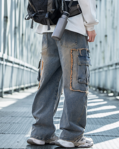 Jean droit au style robuste