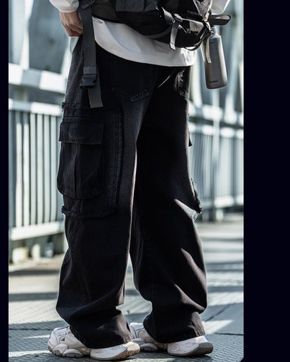 Jean droit au style robuste