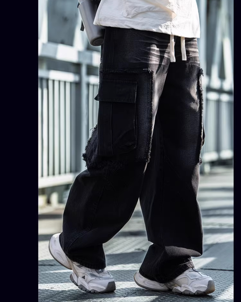 Jean droit au style robuste