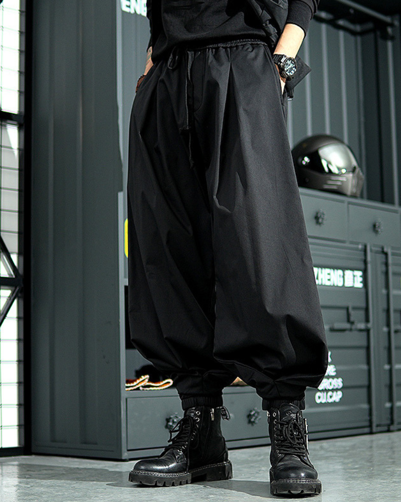 Pantalons Harem Japonais Chic