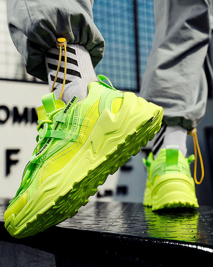 Baskets Plates en Maille Chic