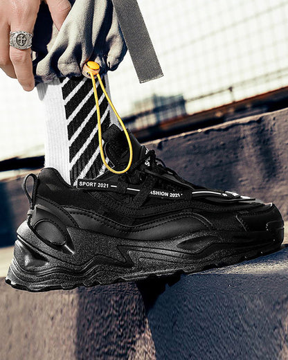 Baskets Plates en Maille Chic