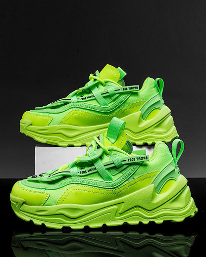 Baskets Plates en Maille Chic