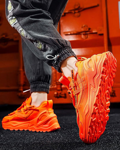 Baskets Plates en Maille Chic