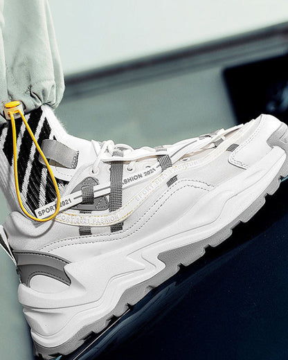 Baskets Plates en Maille Chic