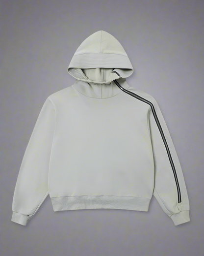 Haut de Sweat à Capuche Zippé Asymétrique