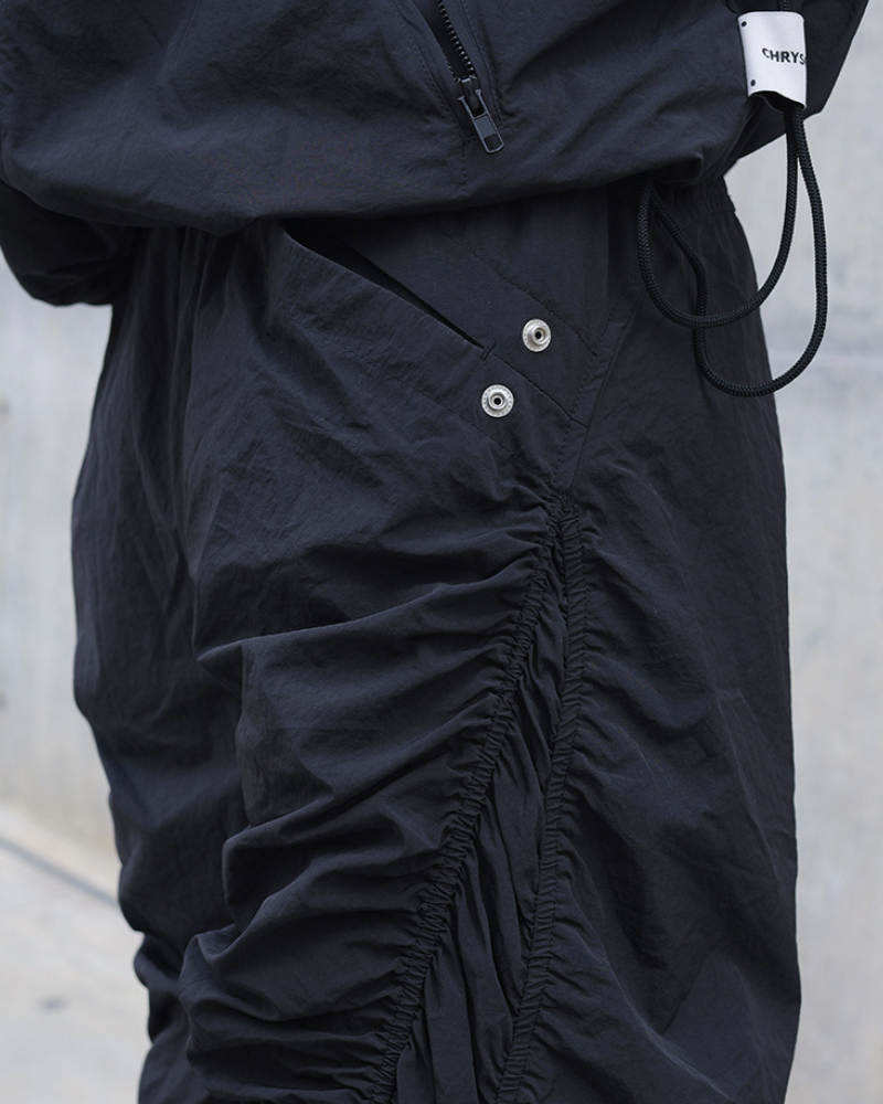 Pantalons Spirales Plissés Élégants