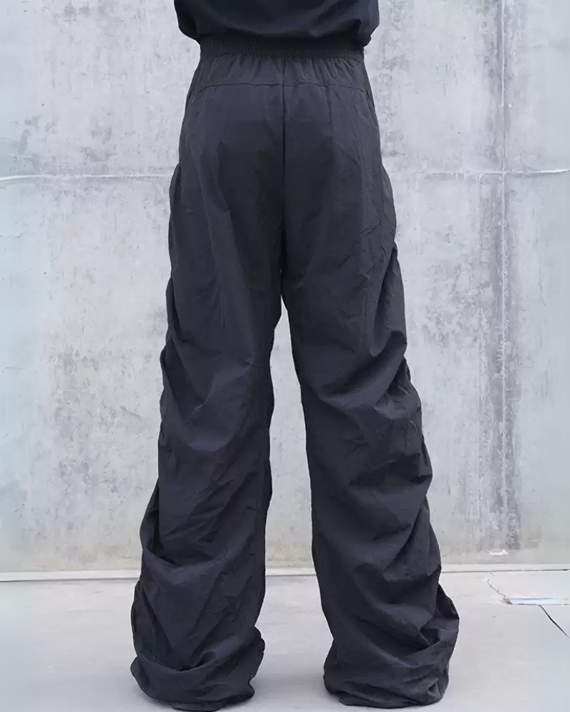 Pantalons Spirales Plissés Élégants