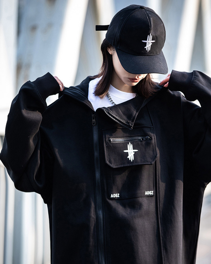 Hoodie Techwear Zip Polyvalent