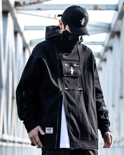 Hoodie Techwear Zip Polyvalent