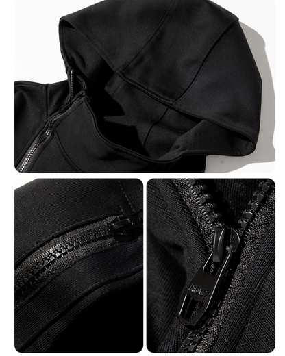 Hoodie Techwear Zip Polyvalent