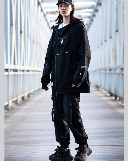 Hoodie Techwear Zip Polyvalent