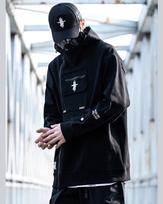 Hoodie Techwear Zip Polyvalent