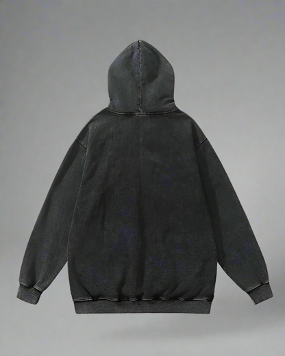 “Sweat à capuche graphique crâne tendance”